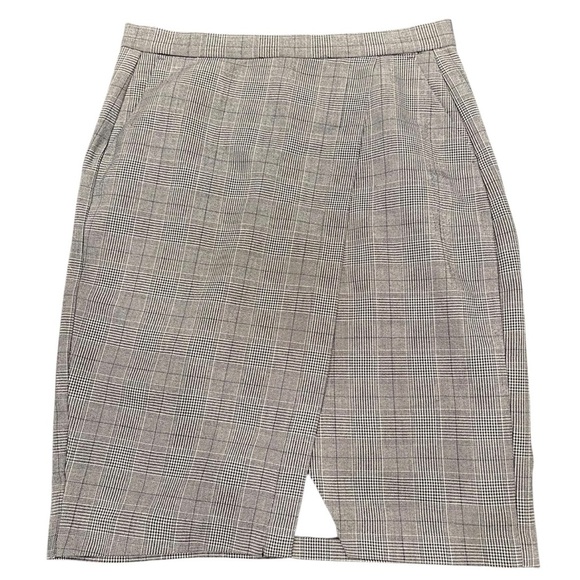 Banana Republic Size 2 High Waisted Plaid Pencil Skirt - Picture 1 of 6